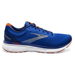 Brooks Trace Road Running Shoes - Mens, Blue/Navy/Orange | IE-ETL849210